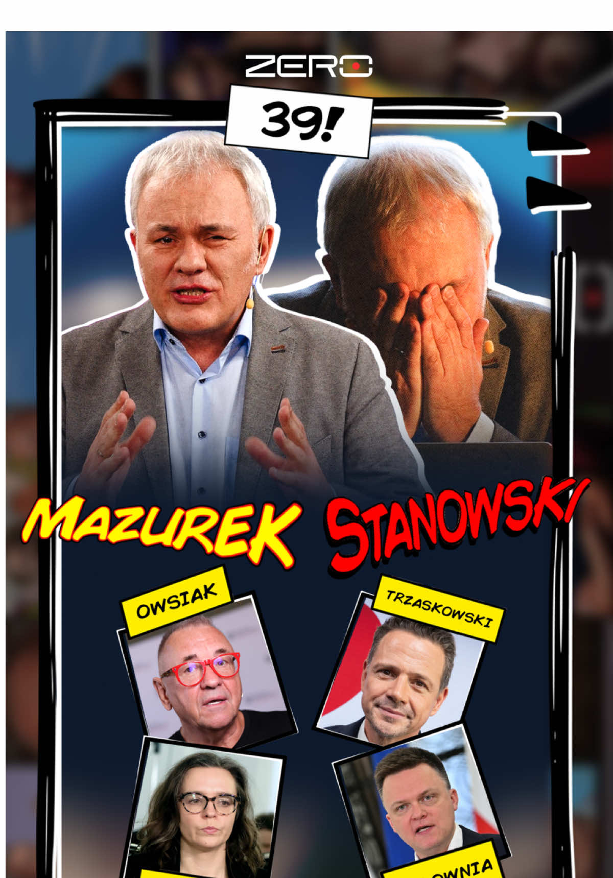 46 sekund przed startem nagrania… Owsiak, krówka Jachiry, coming out Schreibera i... Czarnecki na dokładkę. Robert Mazurek w 39. odcinku „Mazurek & Stanowski” komentuje wszystko, co ważne (i nieco mniej). Jak zawsze zabawnie i bez cenzury. Serdecznie (nie) zapraszamy! ⤴️