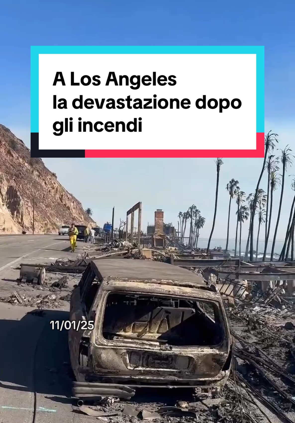 A Los Angeles la devastazione dopo gli incendi è impossibile da inquadrare in un solo video, racconta il nostro corrispondente dagli #StatiUniti @FedLeoni  #fires #losangeles #incendi #statiuniti #skytg24 