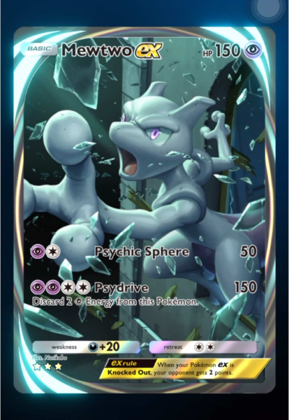 one of the rarest 😁 #pokemon #mewtwo #cards #cardgame #tcg #pokemontcg 