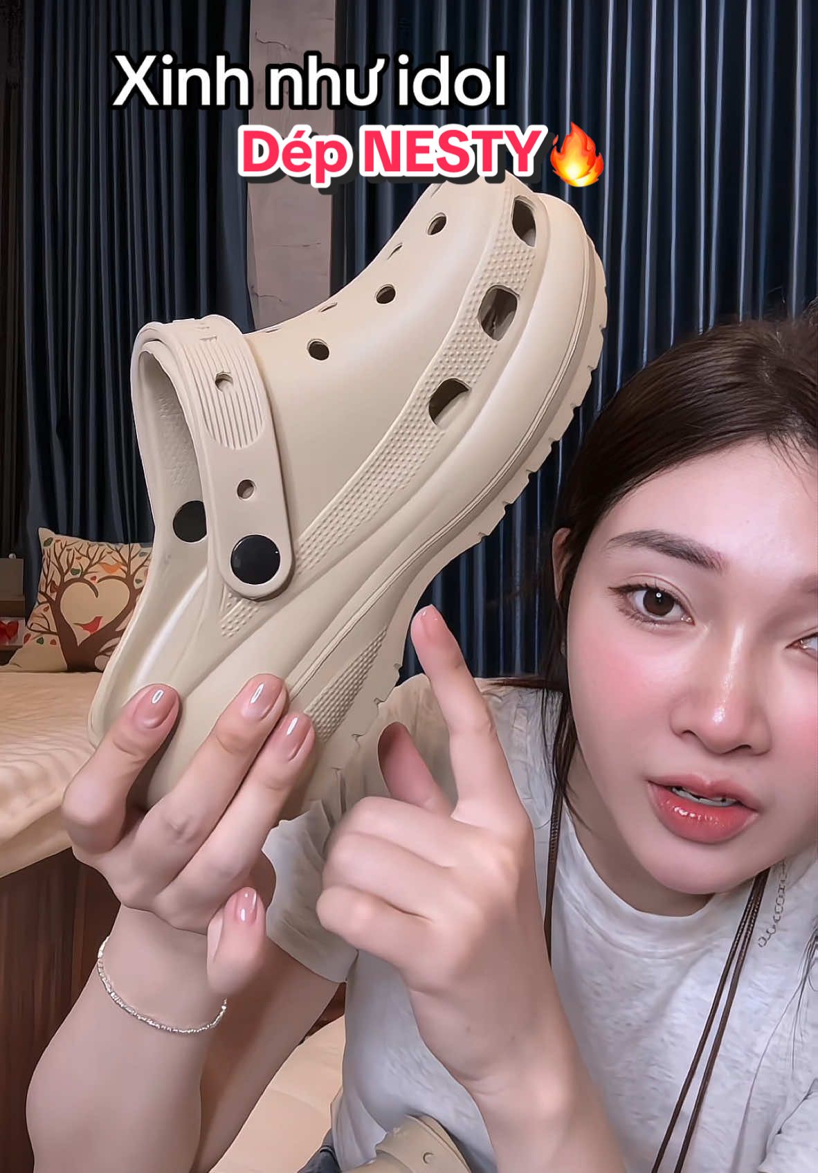 Êm ái xinh xẻo tự dưng lại độn đc 7p luônnn #reviewquanao #reviewlamdep #dép #depnesty #tiktokshop #Mýa✨ 