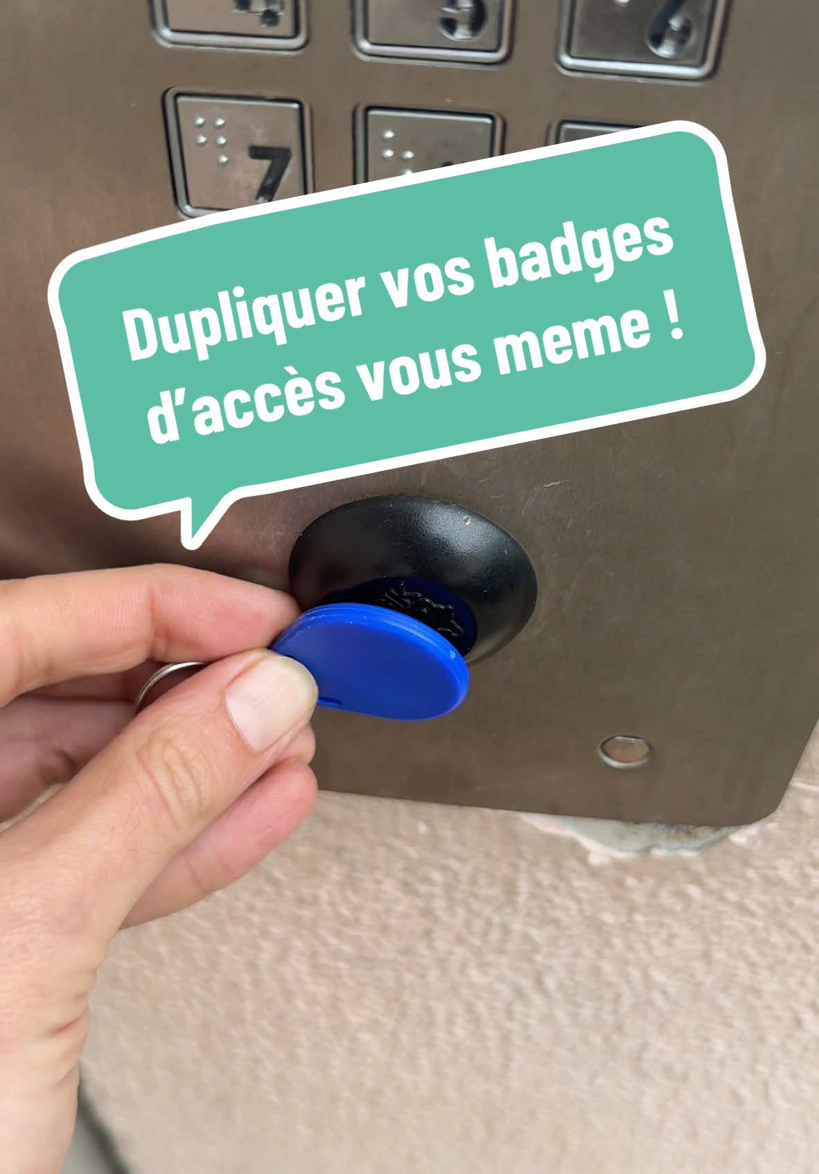 Réponse à @Lobsteroneshow faites de gros économies en refaisant, vous-même, vos badges d’accès pour les immeubles.