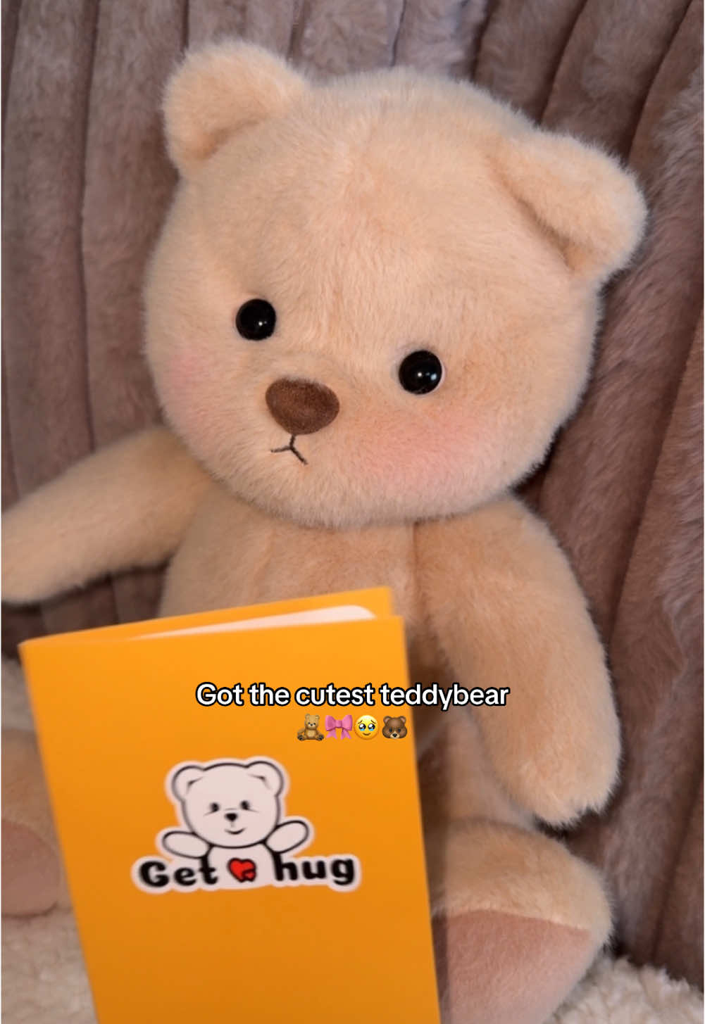 Meet Teddy🧸🥹 with the code “getahugbear” you can get 15% off to get yours!🤎 @Getahug.co #getahug #teddybear #unboxingvideo #unboxwithme #teddybear #cutest #bestfriend #getahugco #viral #trendingvideo #cutebear #fyp 