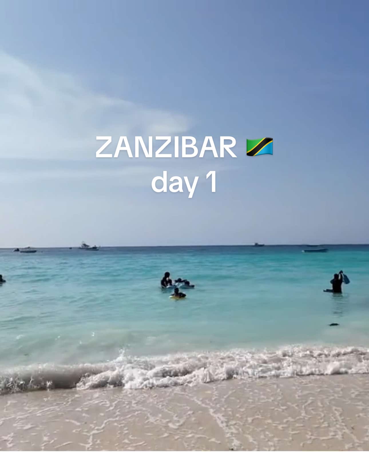 il paradiso me lo immagino così #travel #Vlog #zanzibar #tanzania #travelvlog 