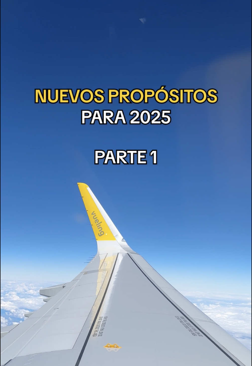 ¿Cumplirás los mismos propósitos que nosotros en 2025? Atento para la parte 2 ✈️ #vueling #propositos #2025 