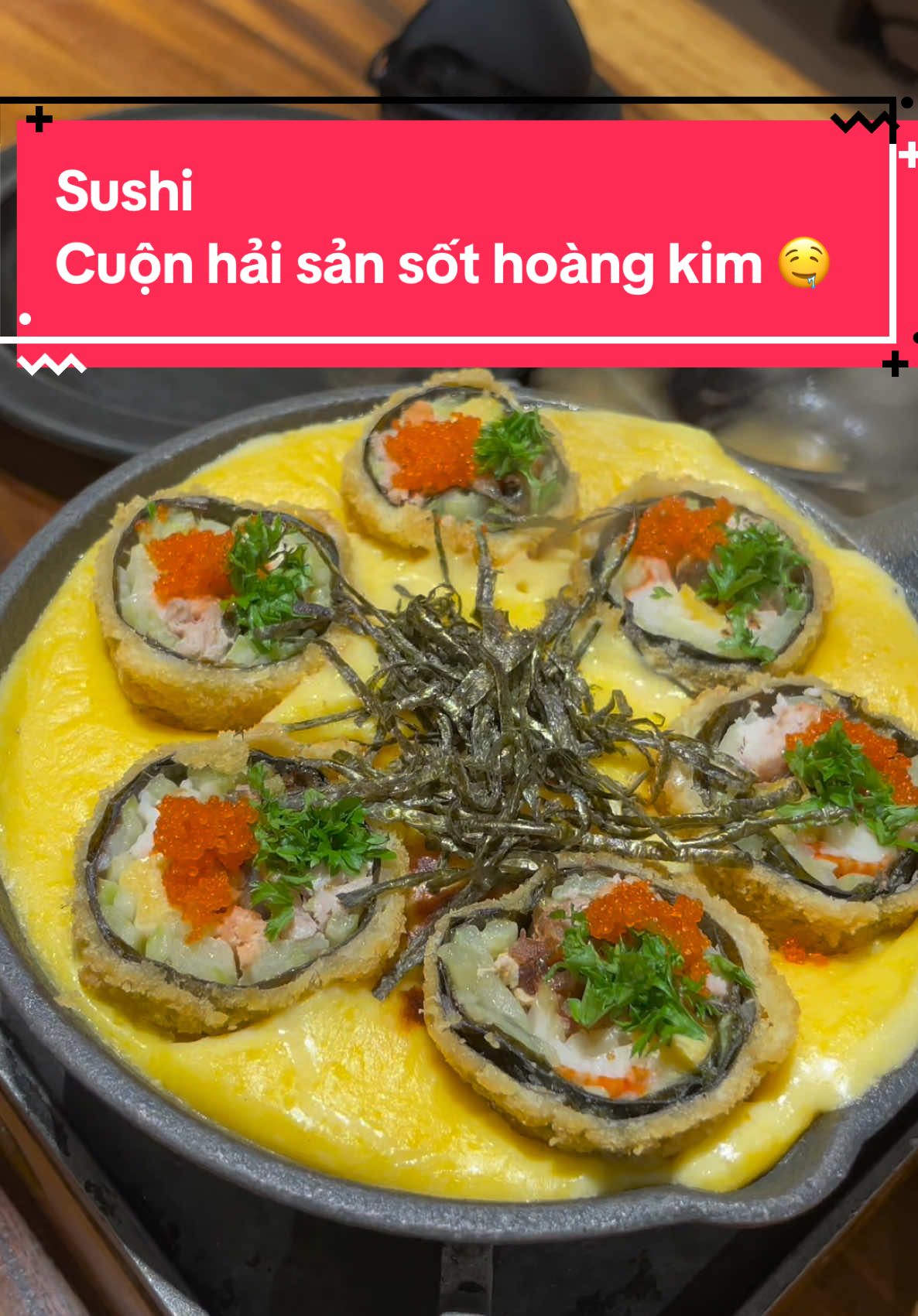 Nhớ không lầm thì bữa nay lại thèm sushi🤤 #ancungtiktok #reviewanngon #Vlog #vitaminkk 