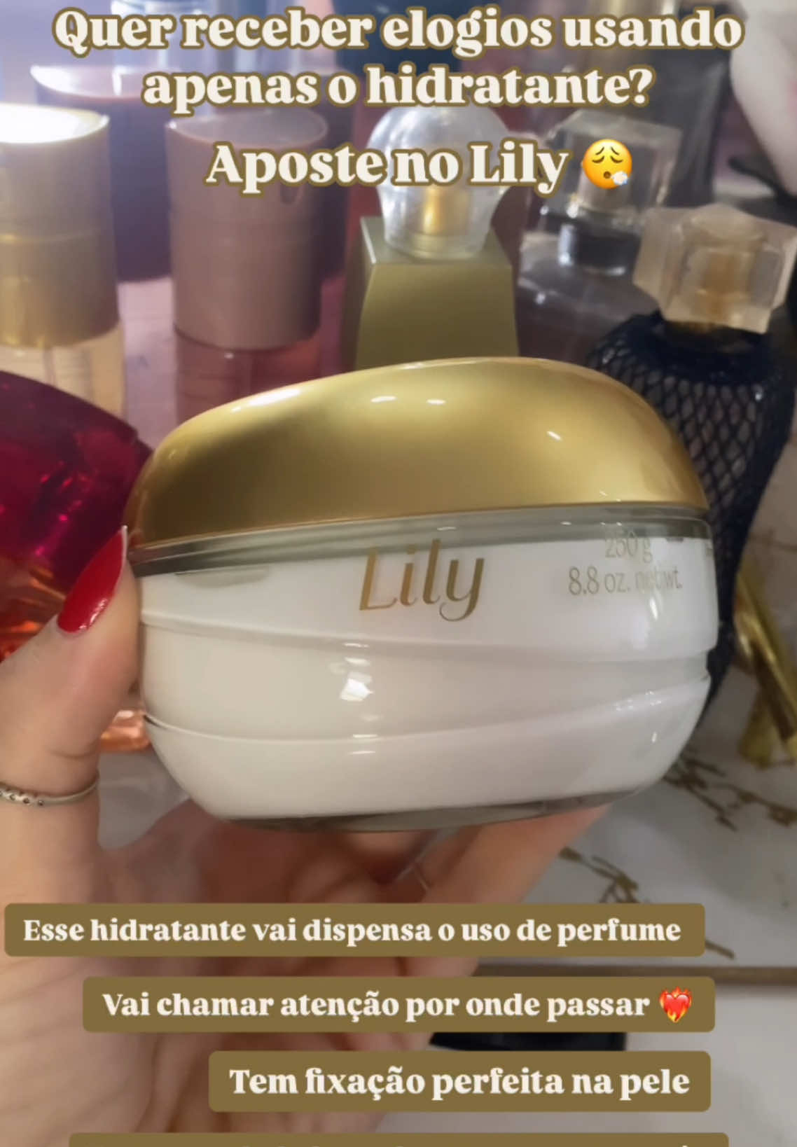 Hidratante lily é indispensável 😮‍💨😍 Um hidratante que dispensa o uso de perfume 🥰 @oboticario 🤩 . . . . . . . . . . . . . . . #lily #oboticario #hidratante #lilytradicional #perfumacao #hidratacao #mulheres #garotasapoiamgarotas #fy #fypage  #foryou