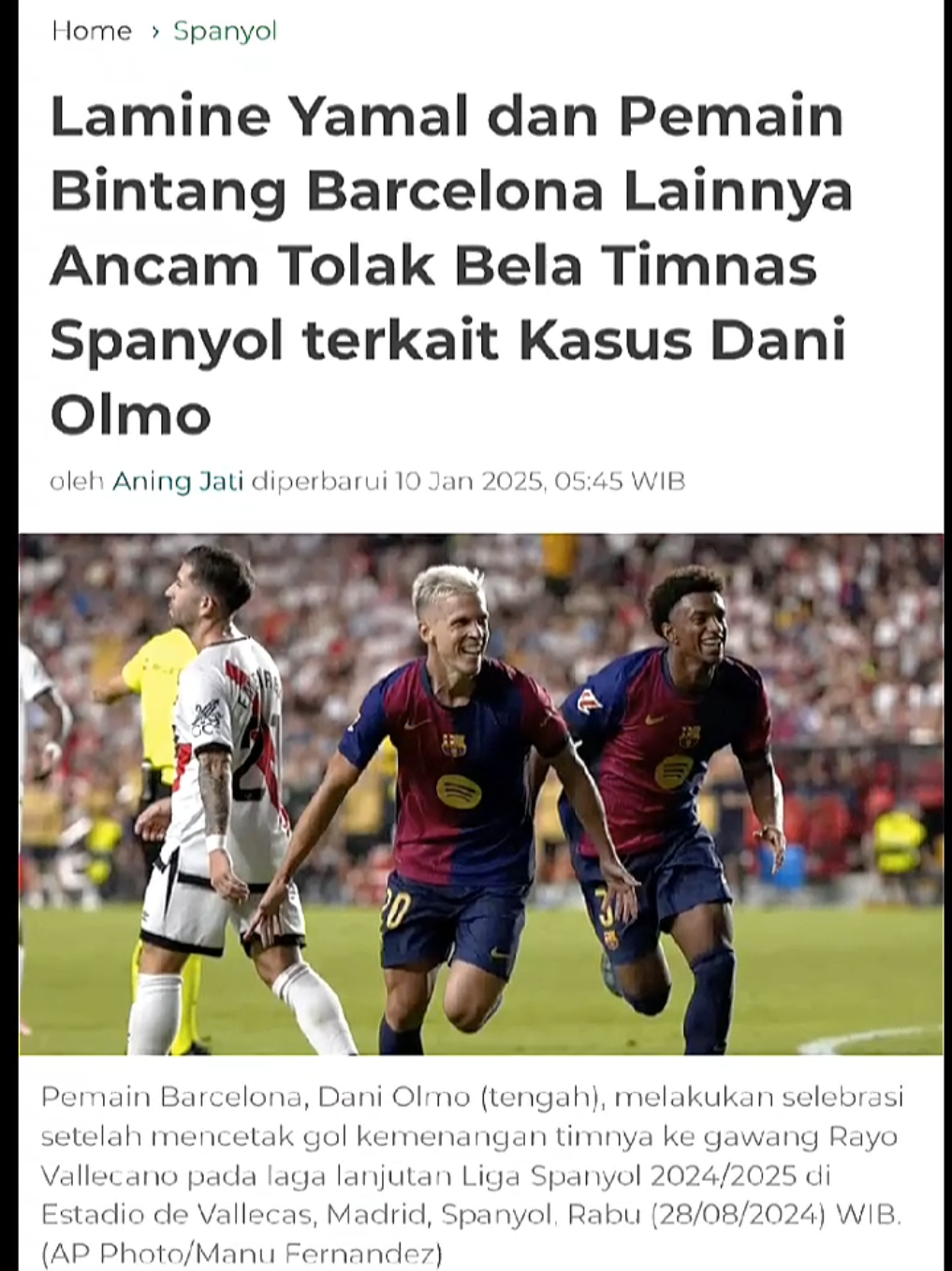 Boleh tuh liat Timnas Spanyol kek apa tanpa pemain Barca #foryou #fyp #barcelona #fcb #lamineyamal #daniolmo 