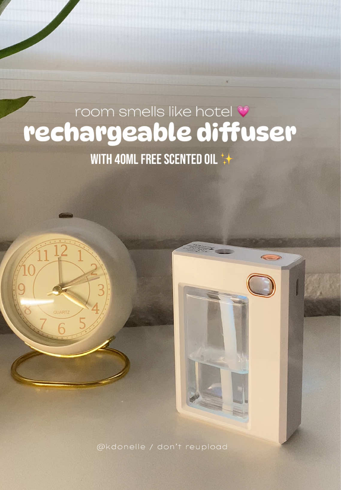 Perfect sa mga maliliit na kwarto or sala 🙌🏻⚡️ rechargeable diffuser less than ₱150 only- mas nagustohan ko to kesa sa dun need lagyan nang water and need pa isaksak. So far nagtagal naman to sa amin 💯 #rechargeablediffuser #12starsignsdiffuser #diffuser #roomessentials 