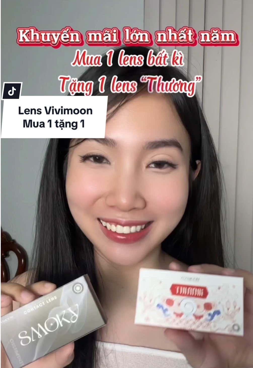 Vivimoon chơi lớn quá, tặng hẳn 1 cặp lens luôn #vivimoonlens #hyasongtu 