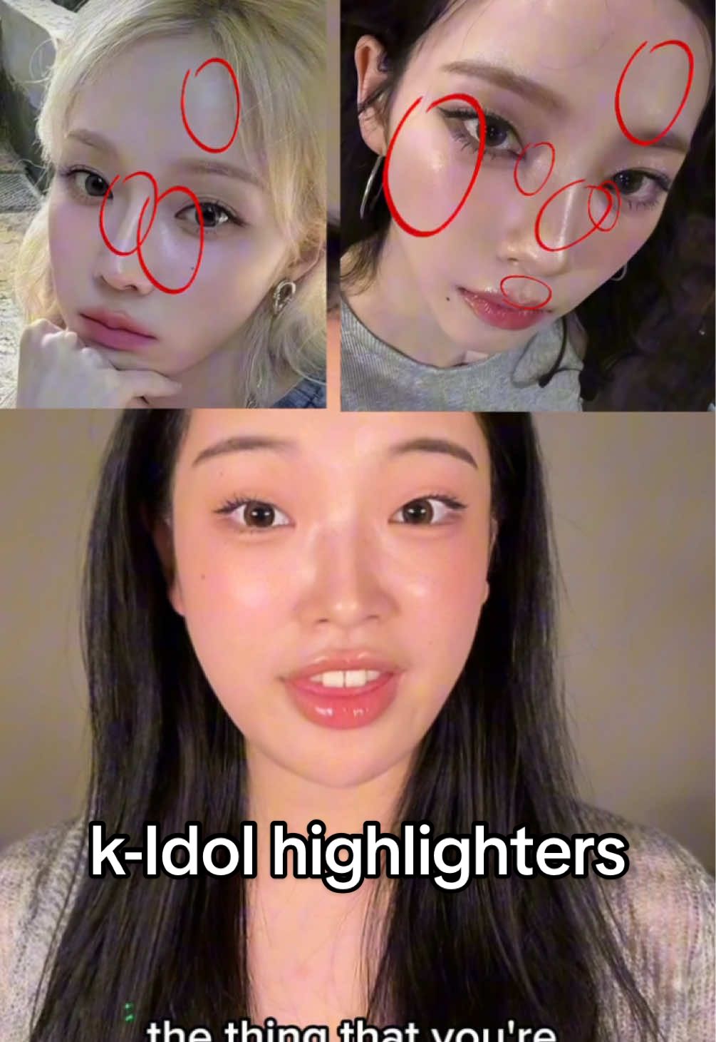 how to pick highlighters and highlight like a pro idol makeup artist!!  All available on @YesStyle and use YUHAN12 12% off for orders over $59!! #idolmakeup #koreanmakeup #kbeauty #kpopmakeup #idolmakeupartist #makeupartist #MUA #highlighter #glowbalm 