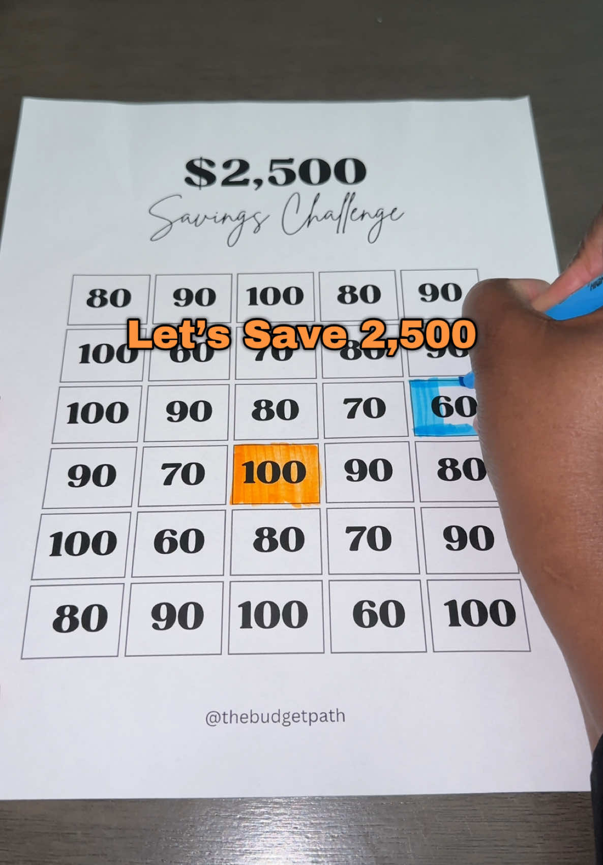 Saving $2,500. Let’s keep going. 🌟 Purchase your savings challenge sheets today (🔗) #savingschallenge #savingmoney #savingschallenges #budgeting101 #savingmoneytips  #budgeting #budgetingtips #budgetingtiktok  #budgetingforbeginners 