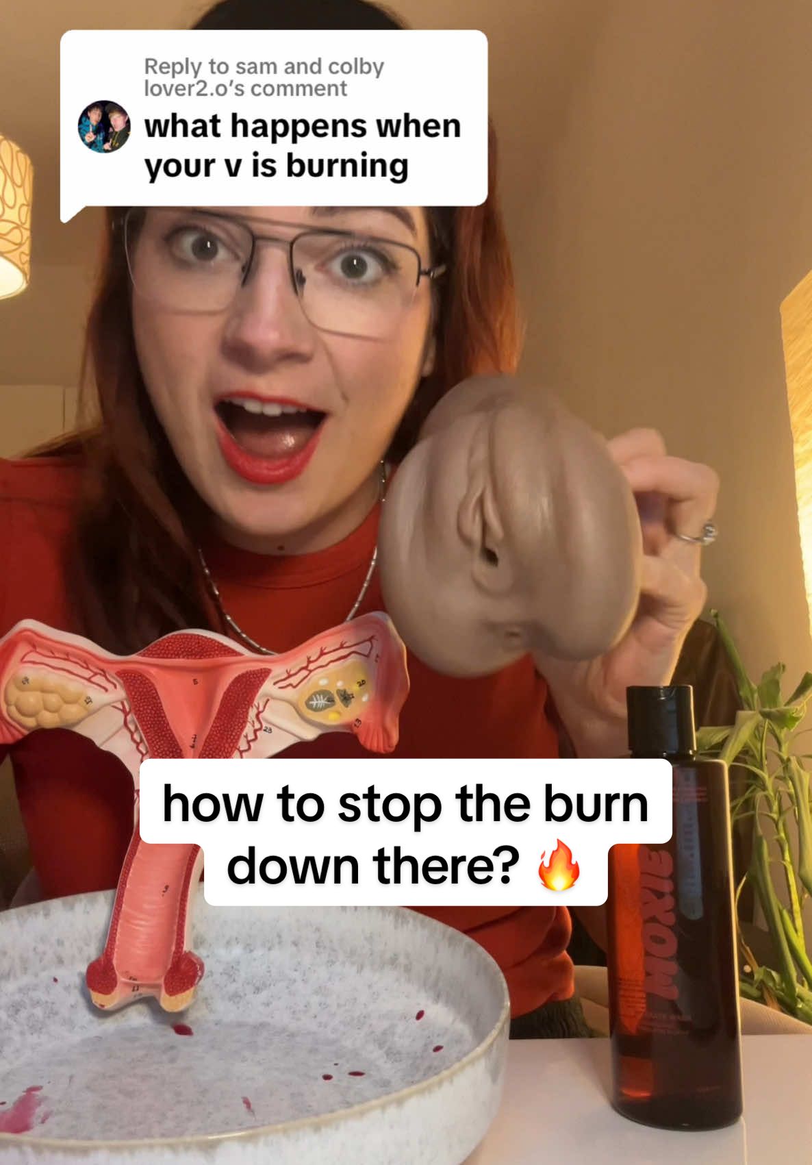 Replying to @sam and colby lover2.o burning or itching down there? #vulva #womenshealth 