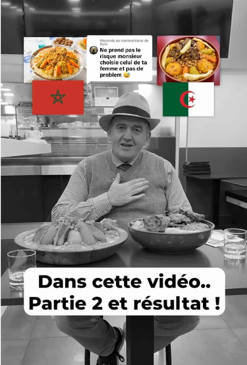 Réponse à @Rym *PARTIE 2 - COUSCOUS MAROCAIN VS ALGERIEN 🤢 #spaccanapoligrenoble #restaurantgrenoble #grenoble #france #italie #halal #halalfrance #halalgrenoble #algeria #maroc 