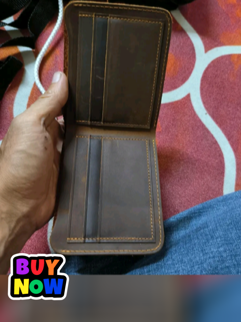 Men First Layer Cowhide Leather Men Casual Style Short Wallet Men Wallet Premium Genuine Leather Dompet Kulit Bags Card Coklat Pocket Brown Color Wallet Original Leather Wallet! #beli #tiktoktop #kliksini 