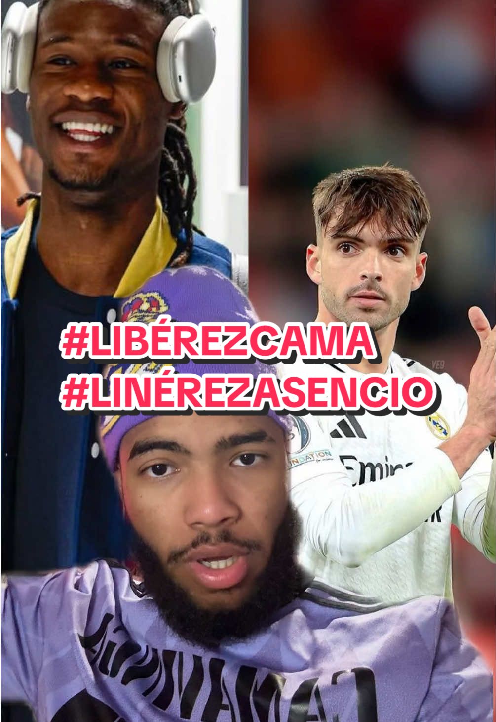 NO CAMA, NO PARTY. NO ASENCIO, NO PARTY. #footballtiktok #reaction #realmadrid #madridista #halamadrid #equipedefrance #camavinga #asencio 