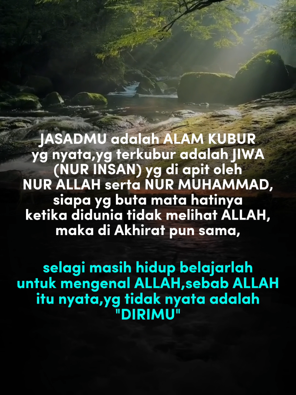 Nur Illahi/ Nur Insani #hakikat #makrifatullah 