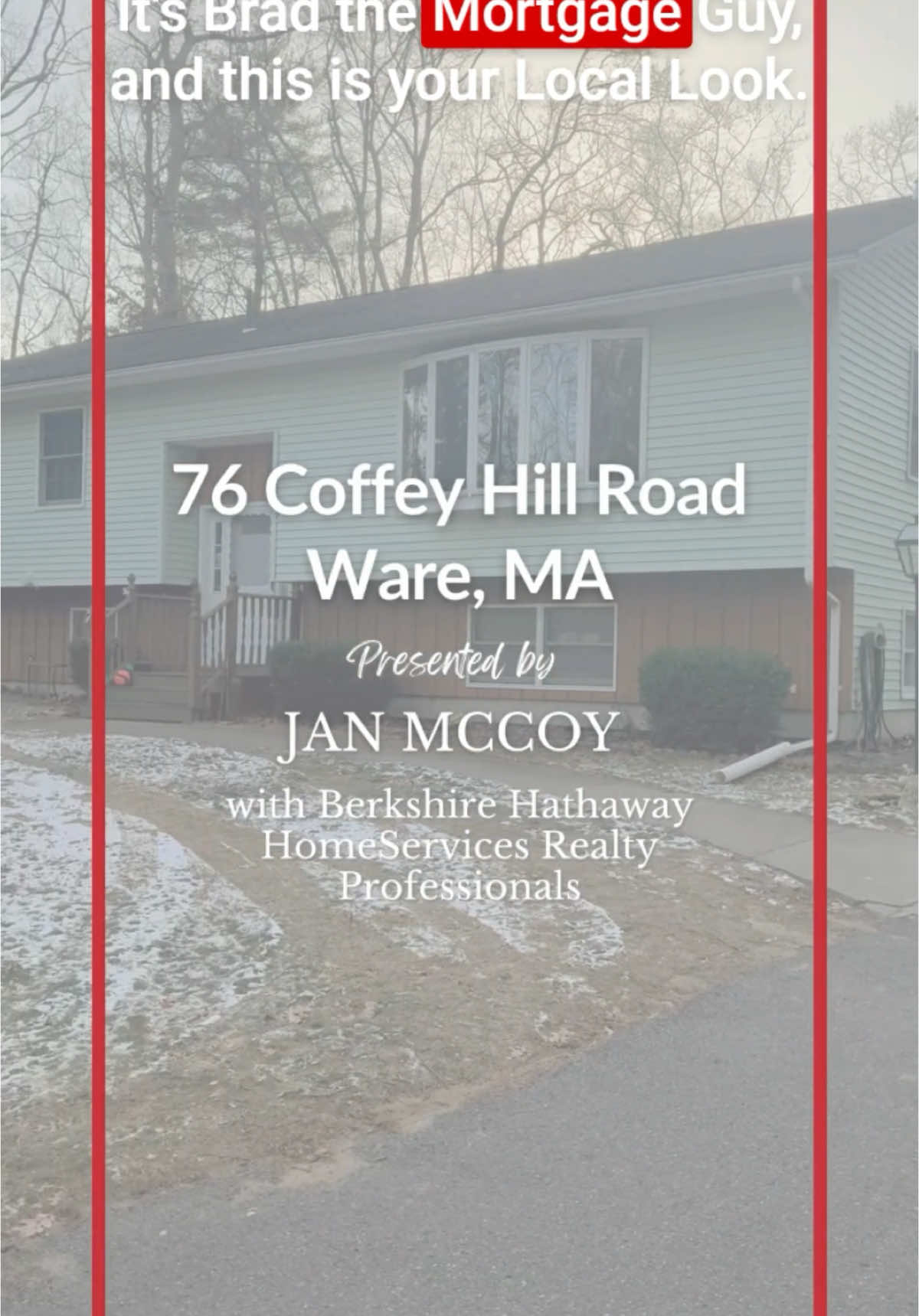 🚨OPEN HOUSE TODAY🚨 📍76 Coffey Hill Rd, Ware, MA 🛏️ 4 bedrooms 🛁 2 bathrooms 🏡 Sitting on nearly 3 acres, this 2,786-square-foot home has a beautiful open floor plan, updates throughout, and (to save the best for last) an in-law apartment in the lower level. Don’t miss this spectacular home in Ware with plenty of room indoors and out to make your own.  Now is the time to come on down, hit up Jan McCoy with BHHS for a private showing! #locallook #Ware #WareMA #WesternMA #massachusetts #housetour #marealestate #marealtor #itsbradthemortgageguy #firsthome #firsttimehomebuyer #ma #marealestateagent #howtobuyahouse #howtobuyahome #openhouse