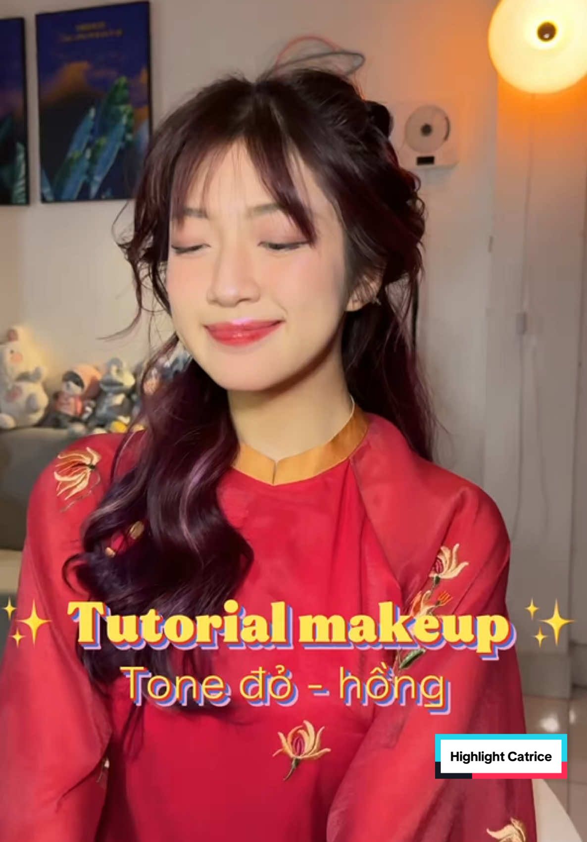 Cũng đu trend này kia đồ 🤗, bà nào đang chuẩn bị đi chụp áo dài thì save lẹ video nè về ik #aodai #tutorial #makeup #catricecosmetics #phanbatsangcatrice #catriceholimood 