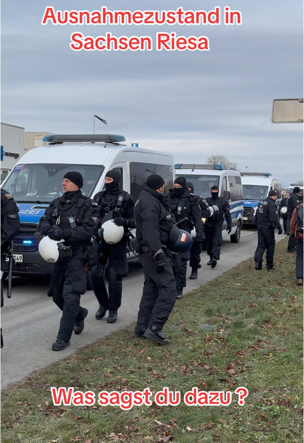 Ausnahmezustand in Sachsen in Riesa#riesa #afd #deutschland #sachsen 