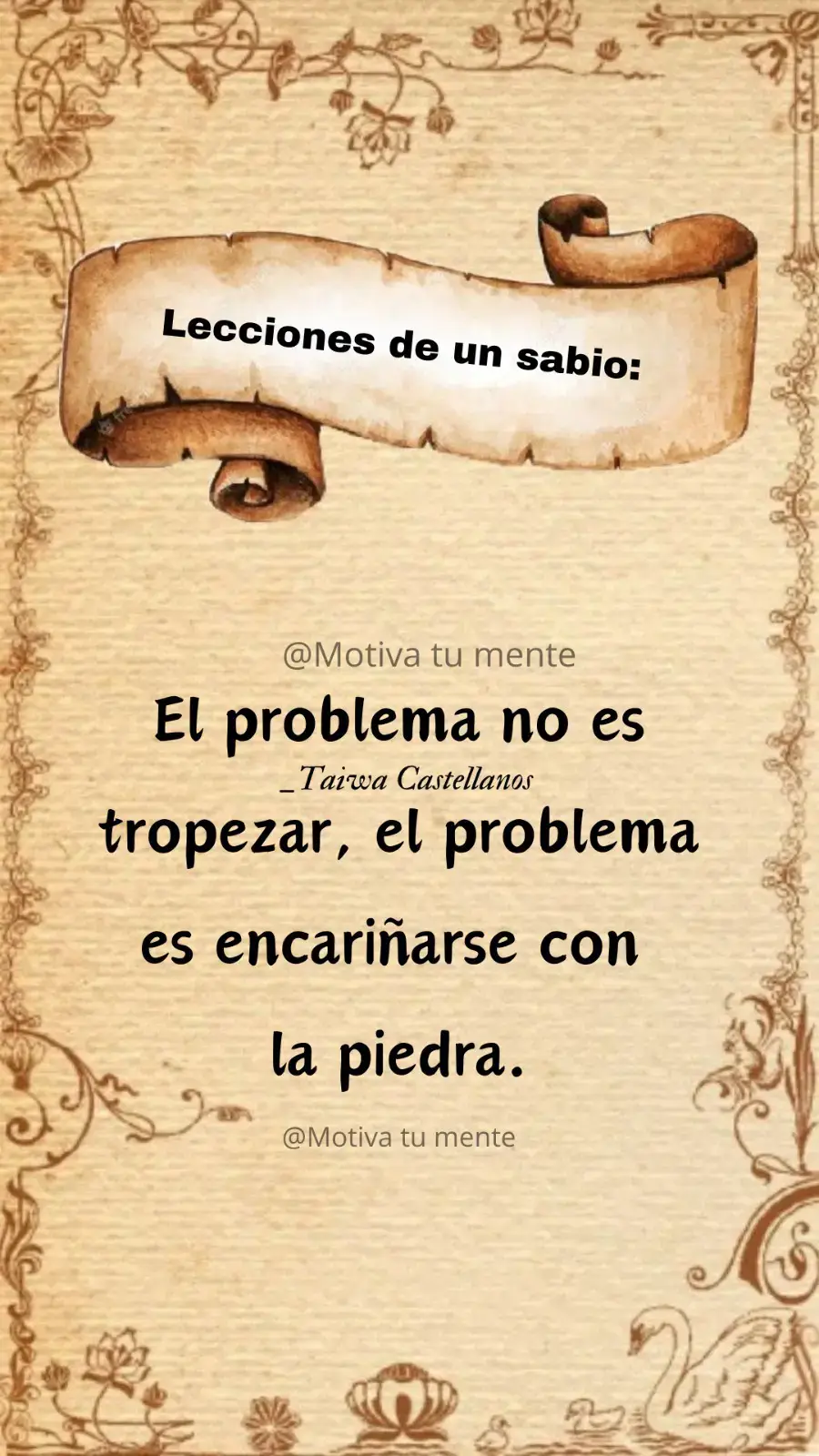 lecciones de un sabio: #taiwacastellanos #motivacion #reflexion #frasesmotivadoras #motivatumente 