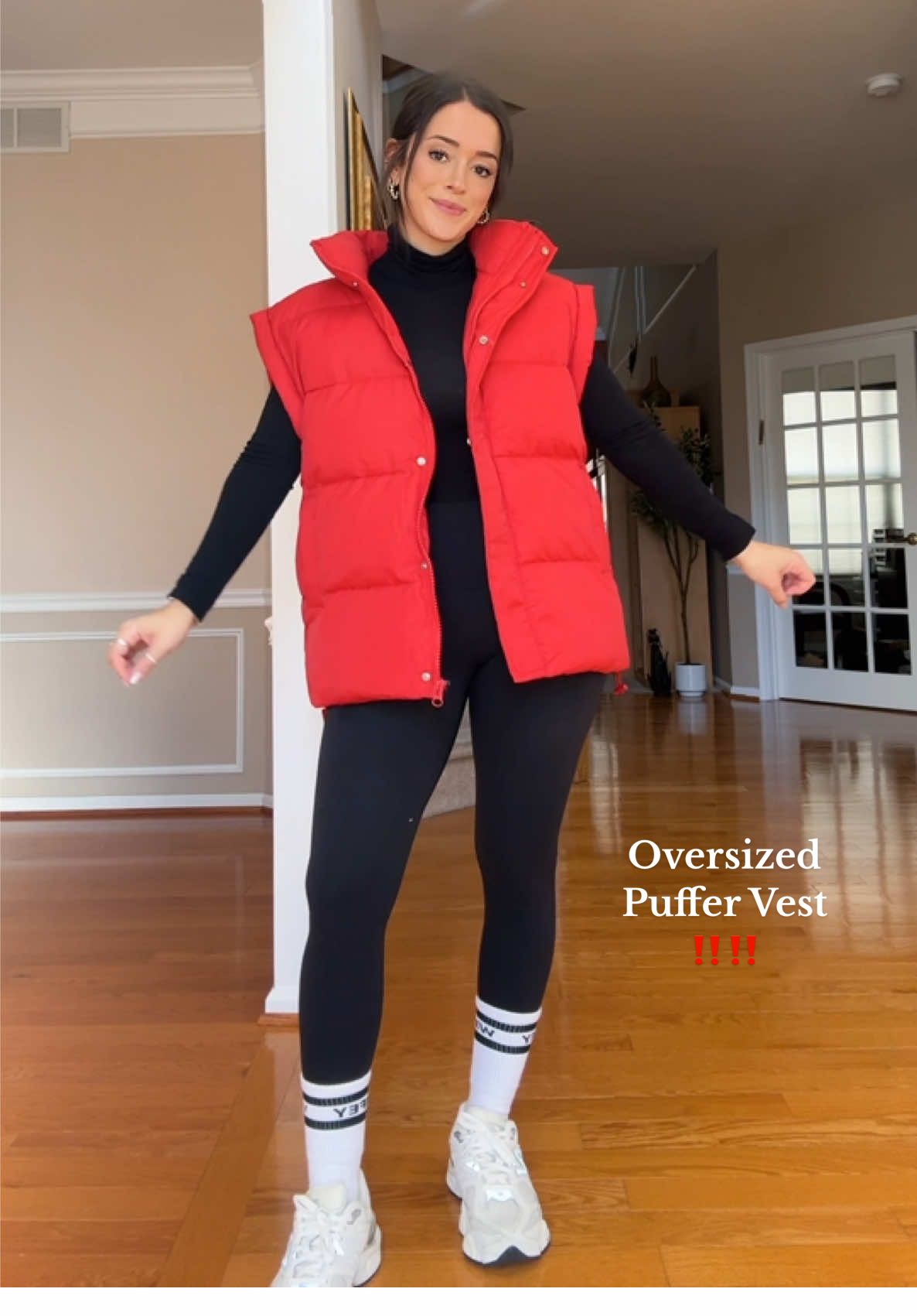 The perfect oversized fit puffer vest that comes in a bunch of colors and is less than $30!! (Some colors are ~$33!) wearing size medium‼️‼️ • • • #puffervest #oversizedvest #vest #puffer #wintervest #fallvest #nothingtowear #winterfashion #spotlightfashion #ValentinesDay #giftsforher #red #giftguide 