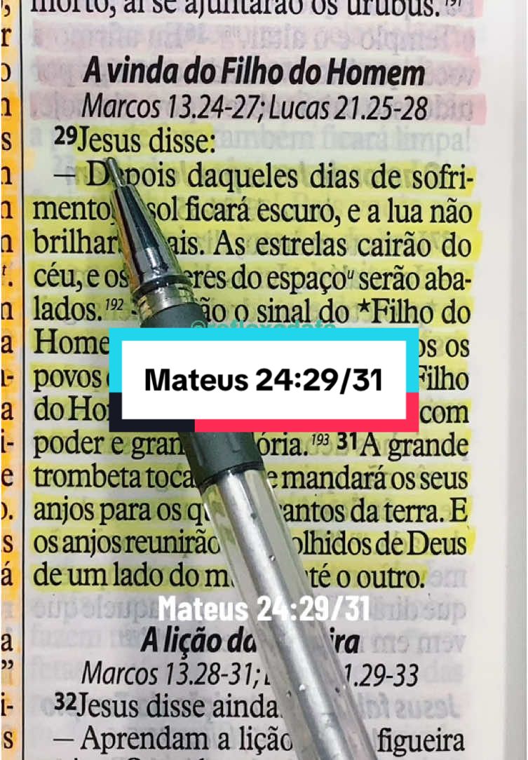 Mateus 24:29/31 #Cristo #Paz #biblianarrada #biblia #Deus #versiculosblibicos #versiculododia #fycristao #palavradeDeus #lendoabiblia #cristão #reflexodafe #mateus