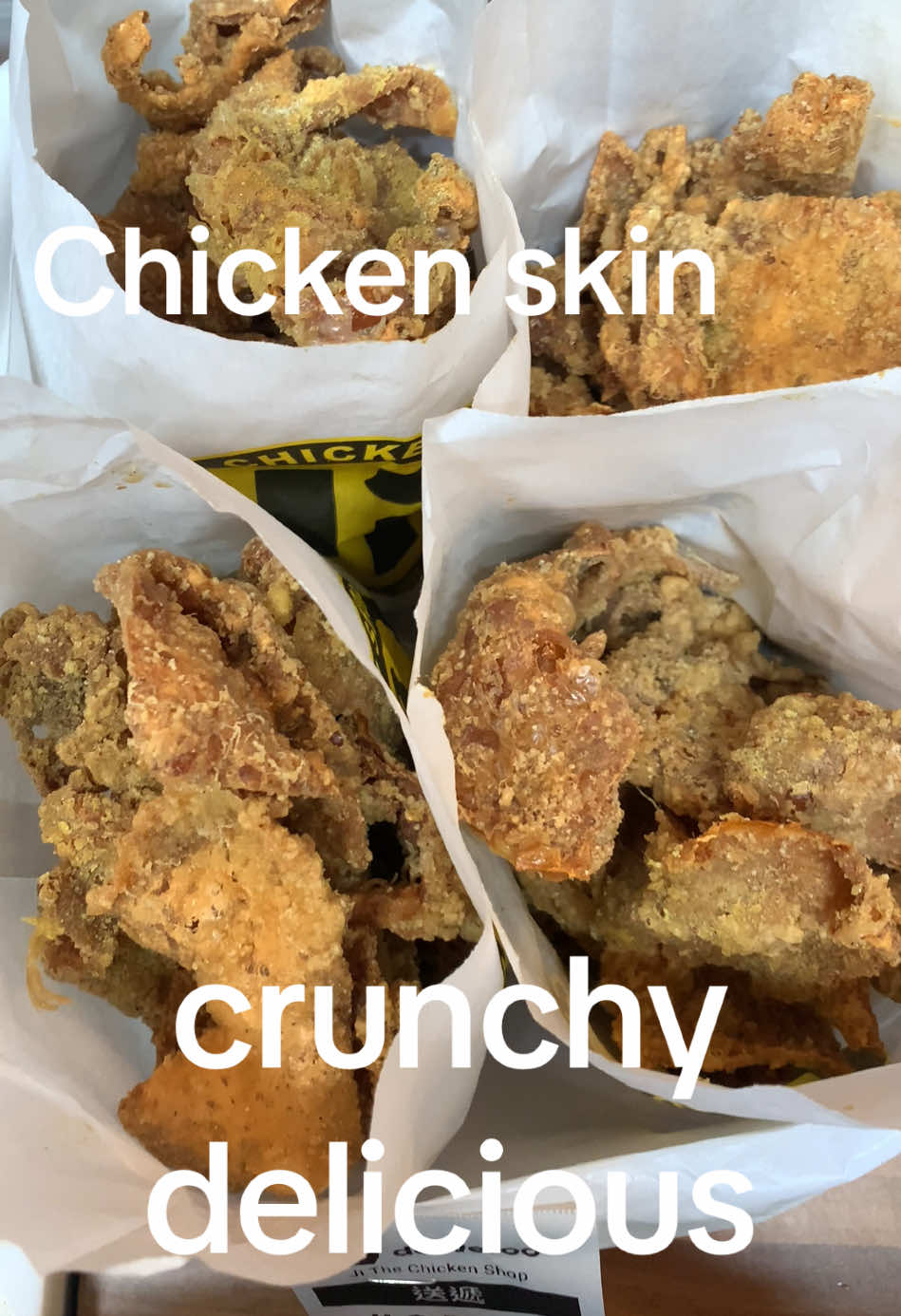 📍Ji Chicken shops Brighton Crispy fried chicken skin is so delicious it’s addictive! Come and enjoy its incredible flavor with me! #crispychicken #crispychickenskin #crispy #chicken #chickenskin #skin #snack #taiwanesefriedchicken #StreetFoodBrighton  #brightonlife #BrightonVibes #visitbrighton  #brightonbeach  #brightonandhove  #happysnacking #friedchicken 