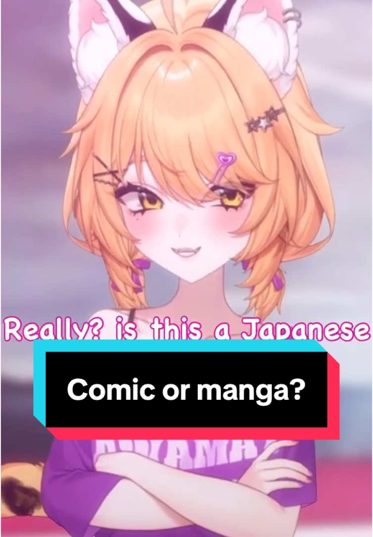 comic or manga? #fyp #vtuber #vtuberclips #anime #uk #weeb #tsundere #kirana 