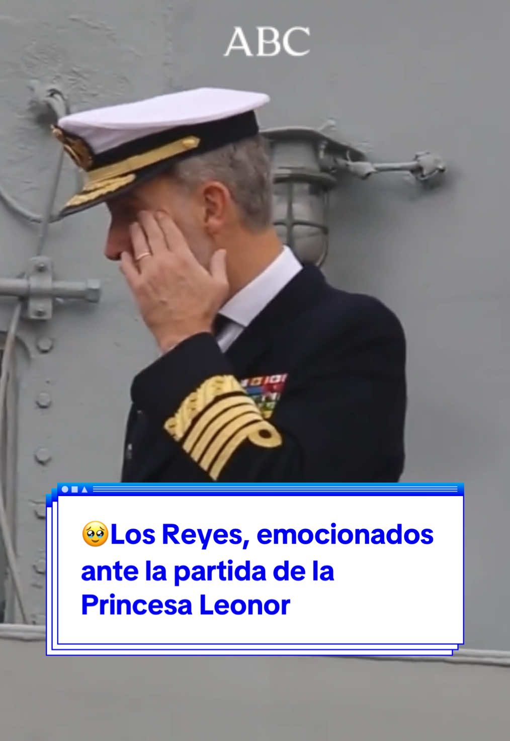 🥹❤️ Los Reyes, emocionados ante la partida de la Princesa Leonor #leonor #princesa #emocion #reyes #felipevi #letizia #princesaleonor #buqueelcano #juansebastianelcano #cadiz #puertodecadiz 