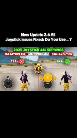 New Update 3.6 Joystick All Settings Are Fixed ✅ New Joystick Tips & Tricks 🤯 #joystick #pubgmobile #tipsandtricks #pubgnewupdate #defaultergaming 