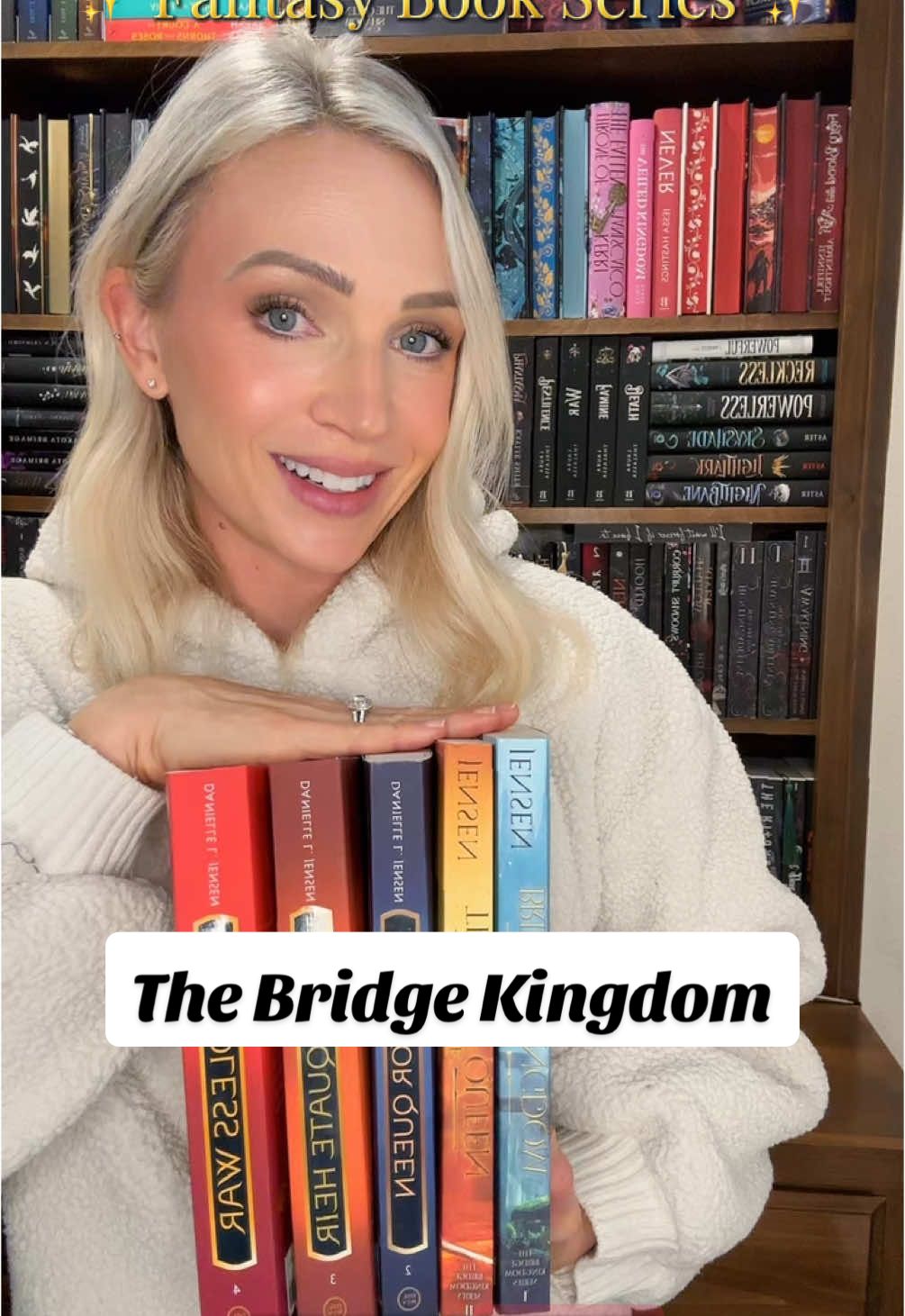 Have you read The Bridge Kingdom yet? I am loving this fantasy/ Romantasy book series!  #BookTok #fantasybooks #fantasybooktok #bookseries #romantasy #romanticfantasy #bookrecommendations #thebridgekingdom #favoritebooks #fantasy #bookrec #fivestarreads #romanticfantasy #booktokfyp #fyp 