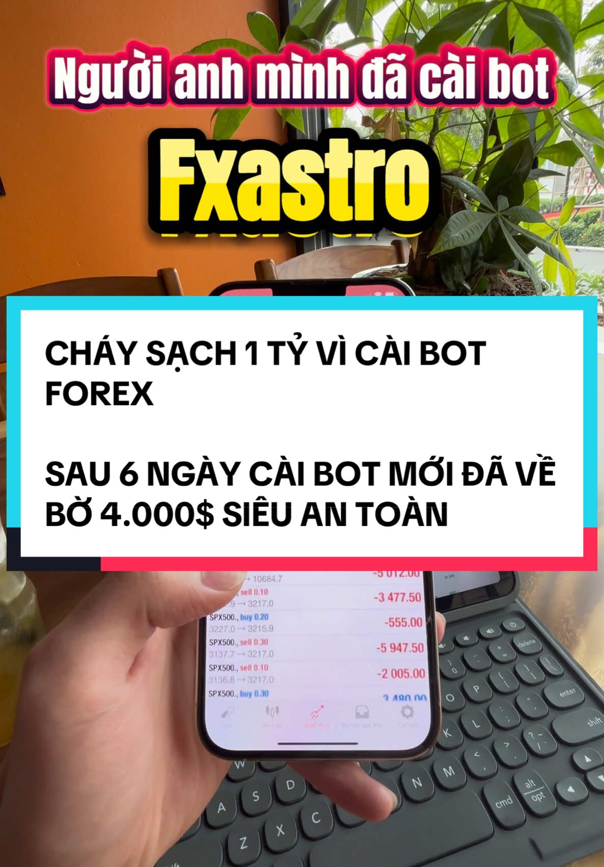 Cháy sạch 1 tỷ vì cài bot Fxastro #btcbot #fastinvest #bottrade #forexbot #fxastro #bottrading #finance #forextrading #xuhuongtiktok #btcbotfastinvest #fxastro 