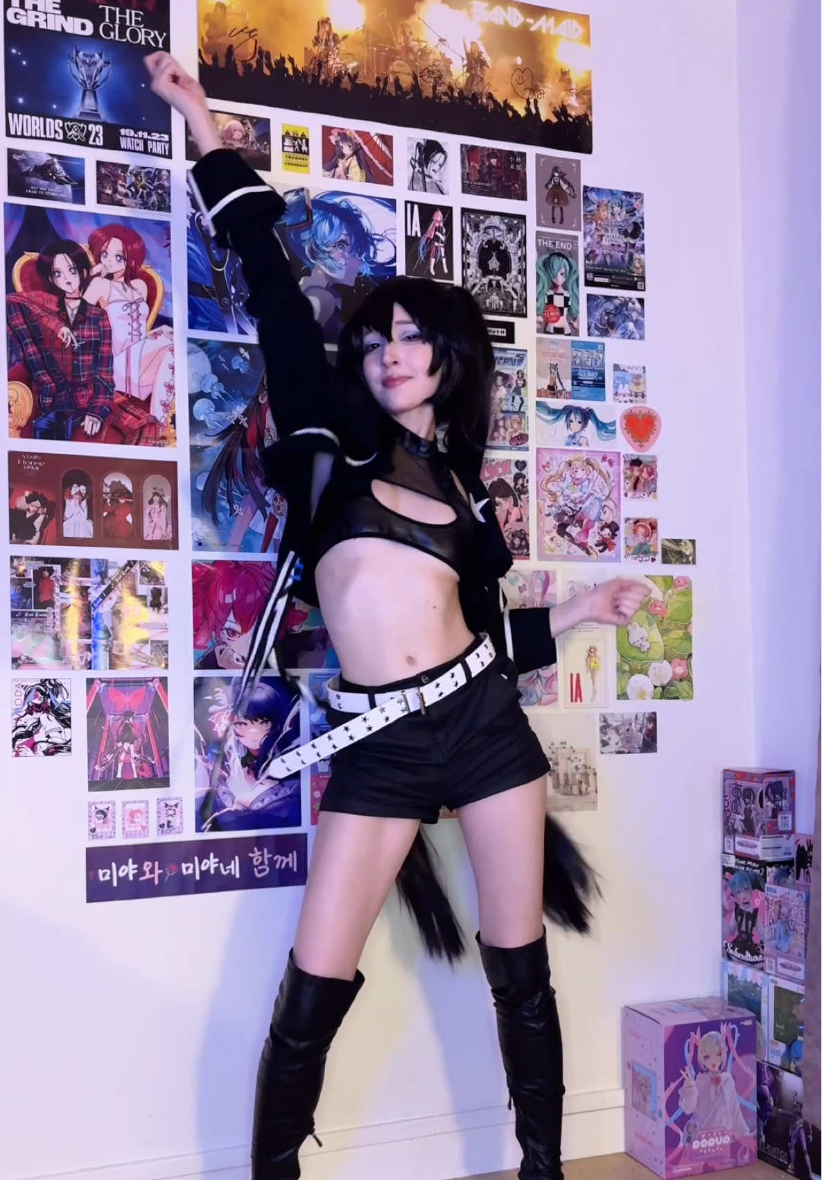 Anime nostalgia 😌💙 #cosplay #blackrockshooter 