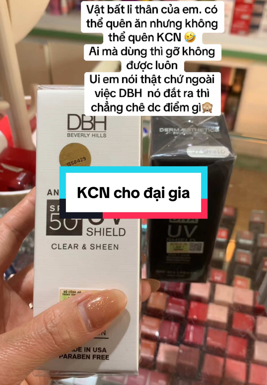 Review kem chống nắngchỉ dành cho ĐẠI GIA . #kemchongnang #DBH #kcn_dbh #xuhuong #trending #fyp #xuhuong2024 #huongdan #chiase #muasamcungtiktok 