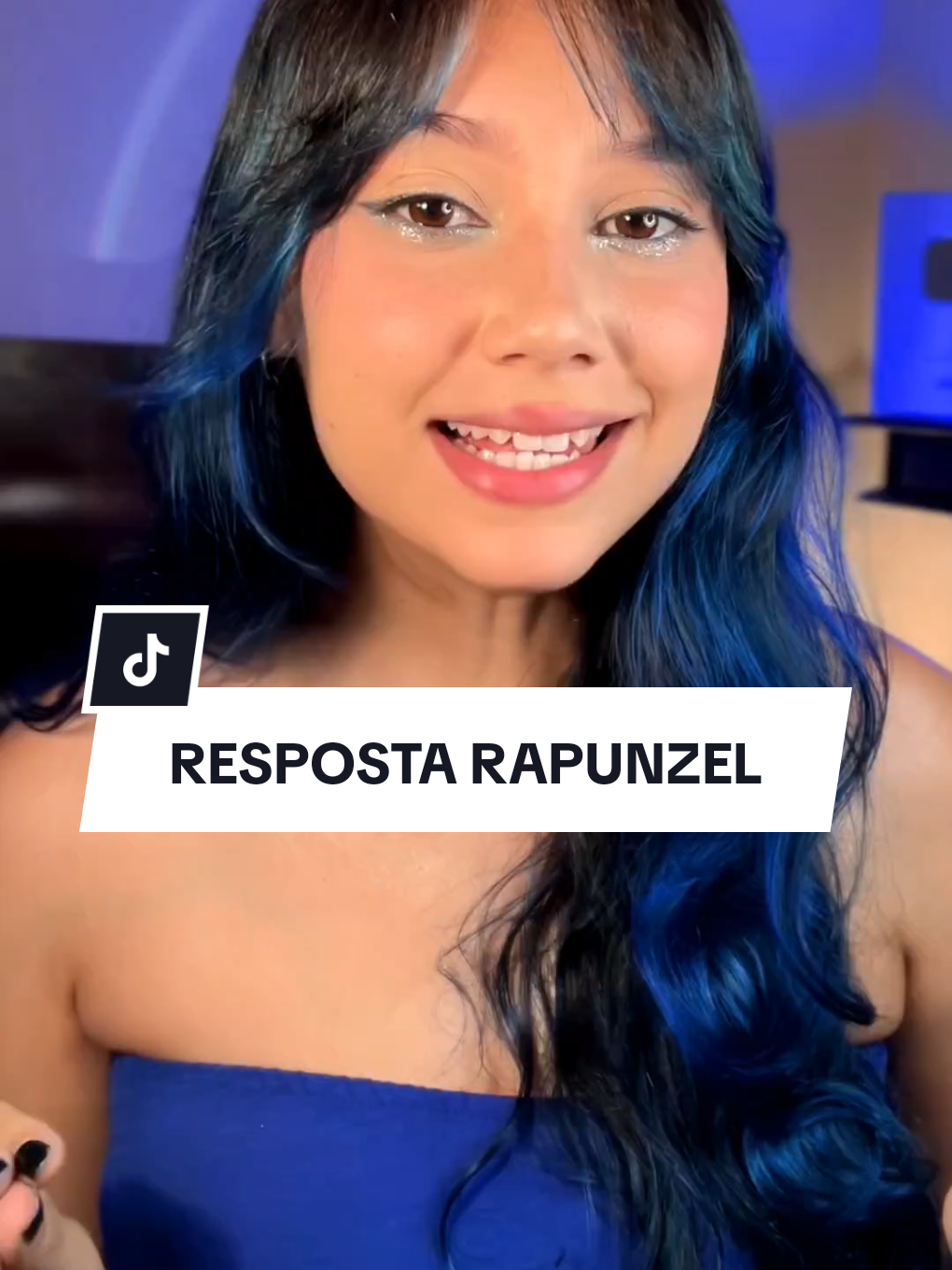 E se a Rapunzel fizesse uma resposta? 💙  #rapunzel #rapunzelsabemais #raio #cantora #disney 