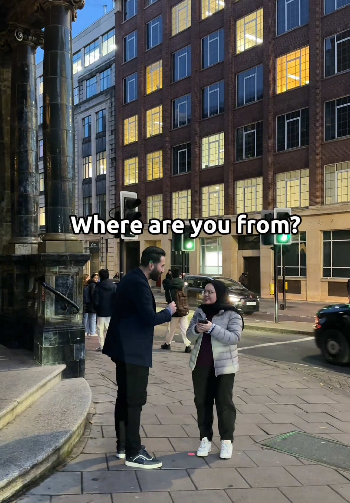 Street Interview - New Year’s Resolutions #LearnOnTikTok #learnenglish #london #interview 