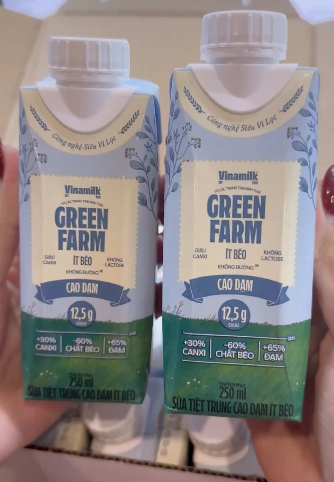 Sữa Vinamilk Green Farm cao đạm ít béo x2 đạm +30%canxi #vinamlikgreenfarm #vinamilk #xuhuong #trending #viral 