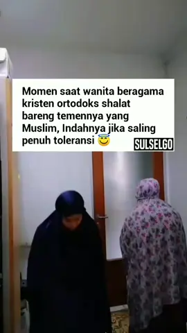 Momen saat wanita beragama kristen ortodoks shalat bareng temennya yang Muslim, Indahnya jika saling penuh toleransi 😇 [T*ktok] ⚠️ Berita ini bertujuan untuk memberikan informasi dan meningkatkan kesadaran publik, tidak untuk ditiru. #sulselgo #sulsel #sulawesiselatan #makassar #makassarinfo #sulselinfo