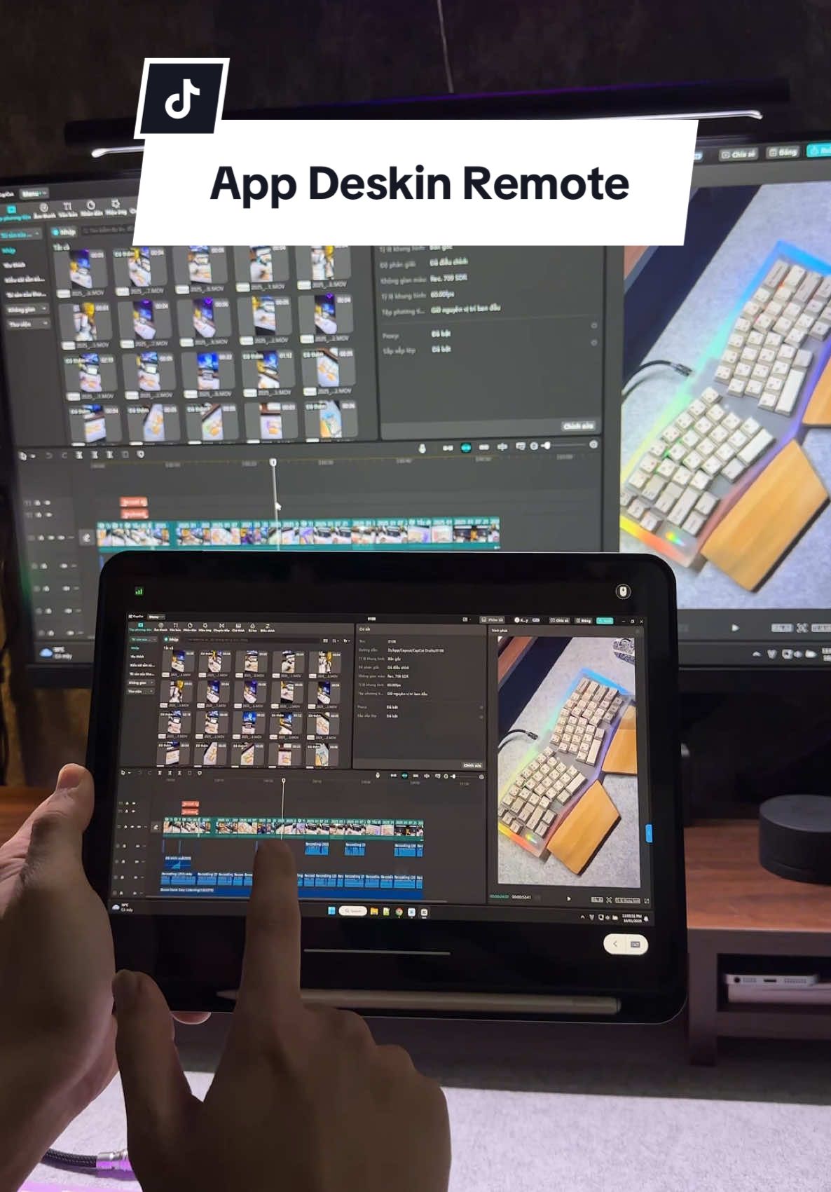 Một chiếc app khá là hay ho cho các bạn tham khảo thử nhé 😁 #deskin #desksetup #ipadtips  #thanhcongnghe #LearnOnTikTok  #tipsandtricks #remotedesktop 