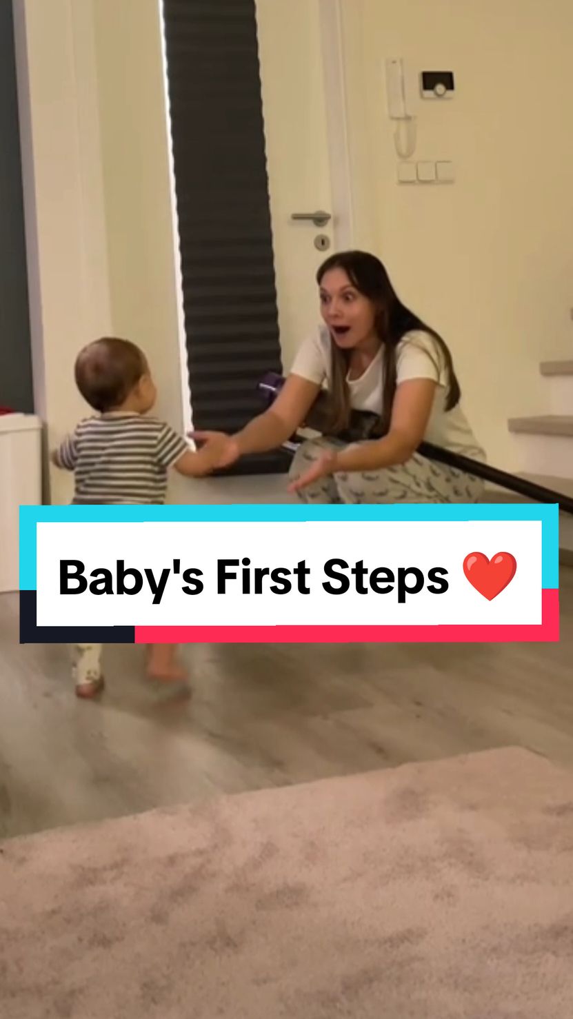 Babies Taking First Steps For The First Time ❤️ || Adorable Moments 😍 #baby #cutebaby #babytok #babytiktok #babylover #babymama #babydaddy #firststeps #excited #cute #adorable #precious #familylove #moments #fyp #foryoupage 