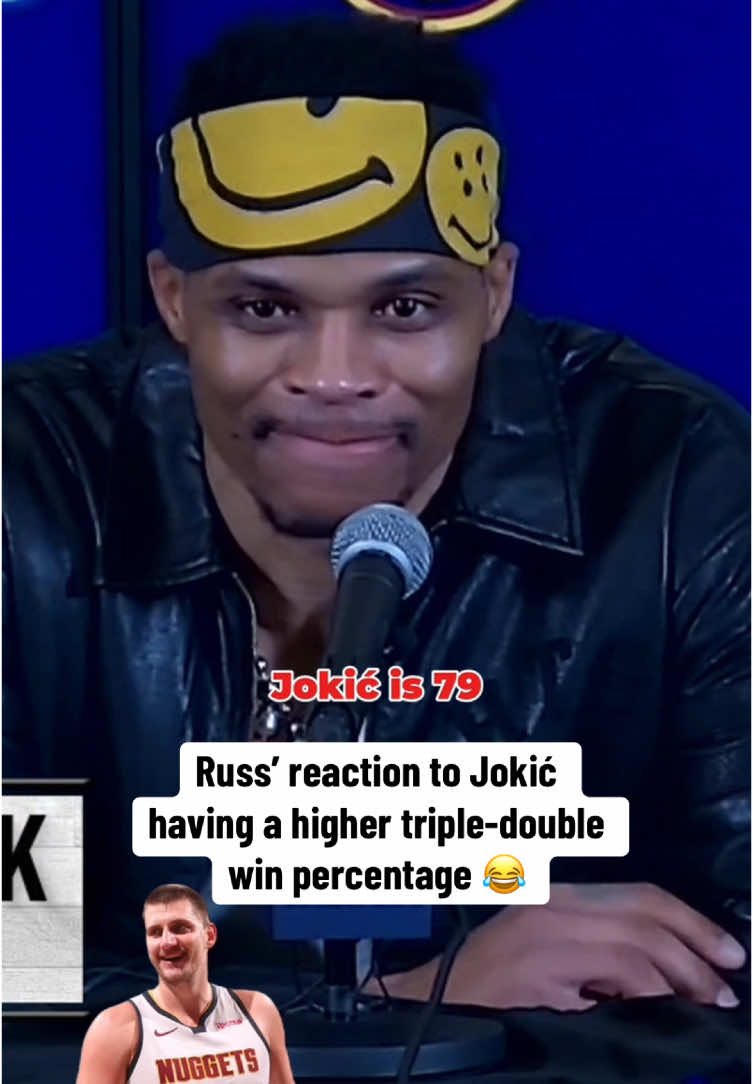 Jokić has Russ beat in this stat 😅 #NBA #basketball #nuggets #jokic #westbrook 