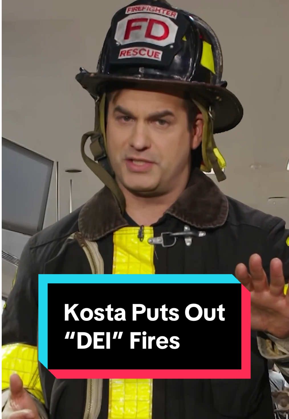 Too much DEI in fire fighting, not enough @Michael Kosta #DailyShow #Wildfires #DEI 