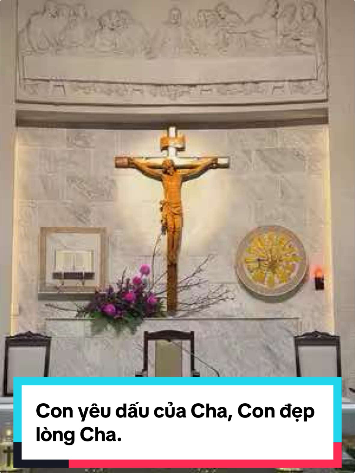 Con yêu dấu của Cha, Con đẹp lòng Cha. #jesuslovesyou❤️🙏✝️😇 #hoáncảitheoNgài 