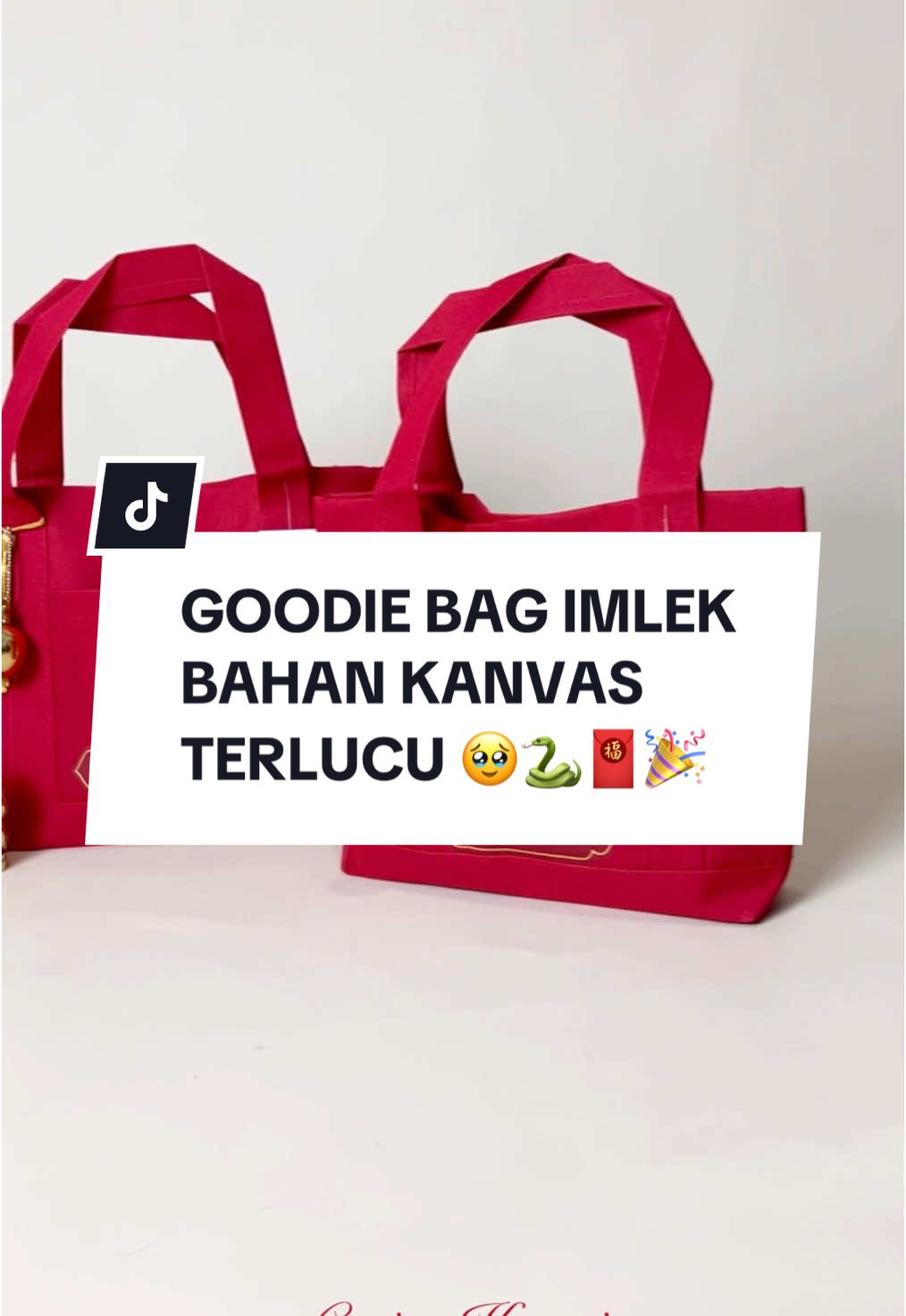 Custom Goodie Bag Special Edition IMLEK 🐍🧧✨🙏😊Detail Info WhatsApp 0878-2673-2588 #imlek #imlekhampers #imlek2025 #imlek2025gongxifacai⛩️🧧 #imlek2025🐍🐍 #imlek2025hampers #gongxi #gongxifacai #gongxigongxi #goodiebag #goodiebagimlek #goodiebagimlekcustom #hampersimlek 