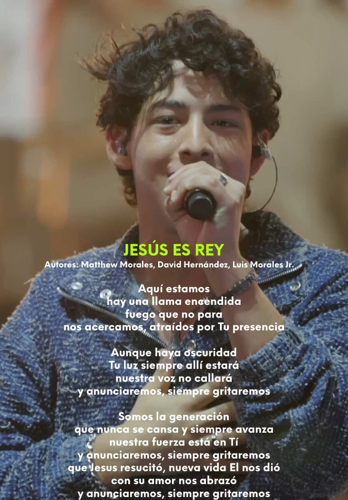 JESÚS ES REY 👑  Somos la Generación que nunca se cansa y siempre avanza, nuestra fuerza está en Tí y anunciaremos, siempre gritaremos JESÚS ES REY  #mielsanmarcos #JesusesRey #DiosdeGeneraciones 