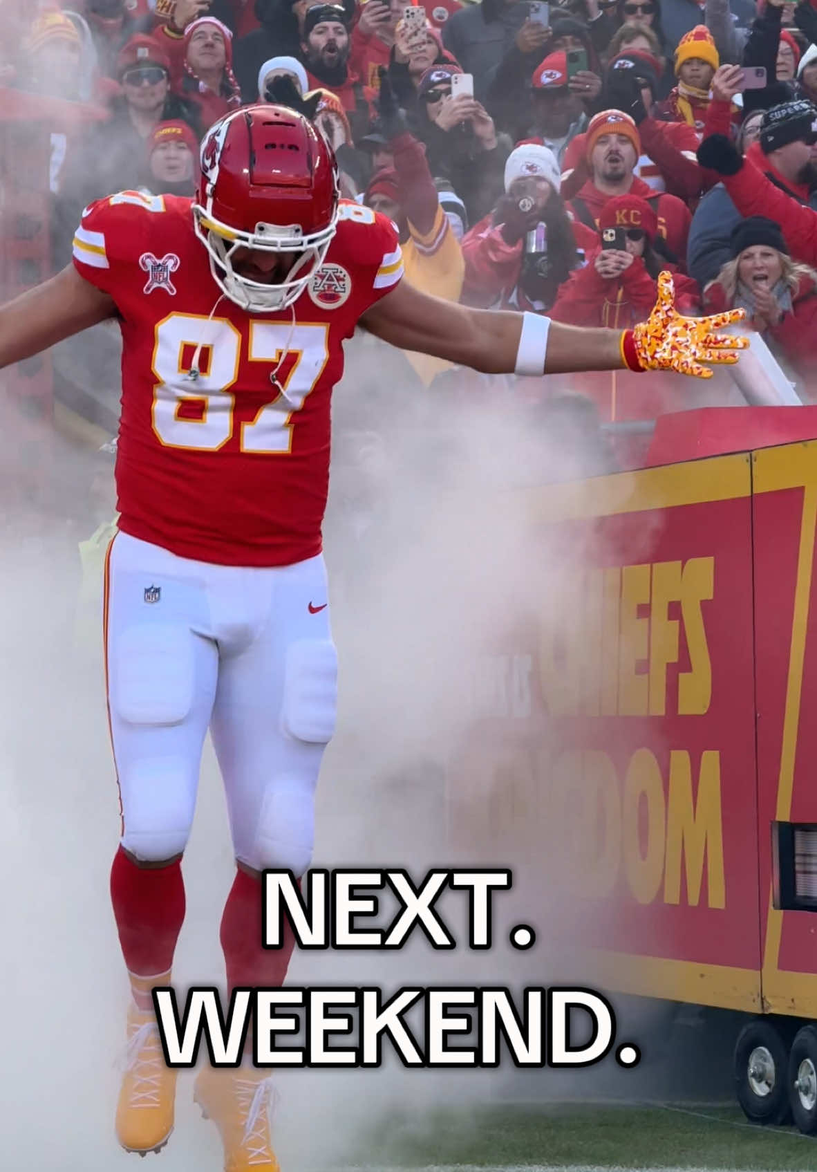 See y’all next weekend… ⏰ #chiefskingdom #playoffs #NFLPlayoffs #nfl 