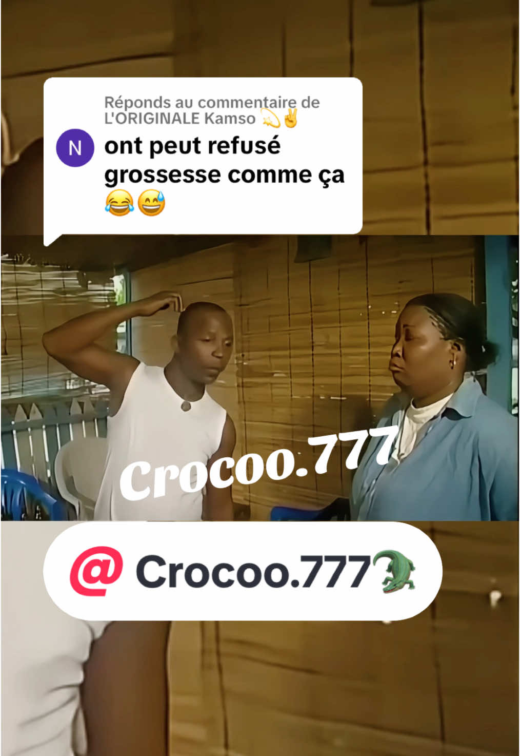 Réponse à @L'ORIGINALE Kamso 💫✌ #fyp #cotedivoire🇨🇮 #crocoo777 