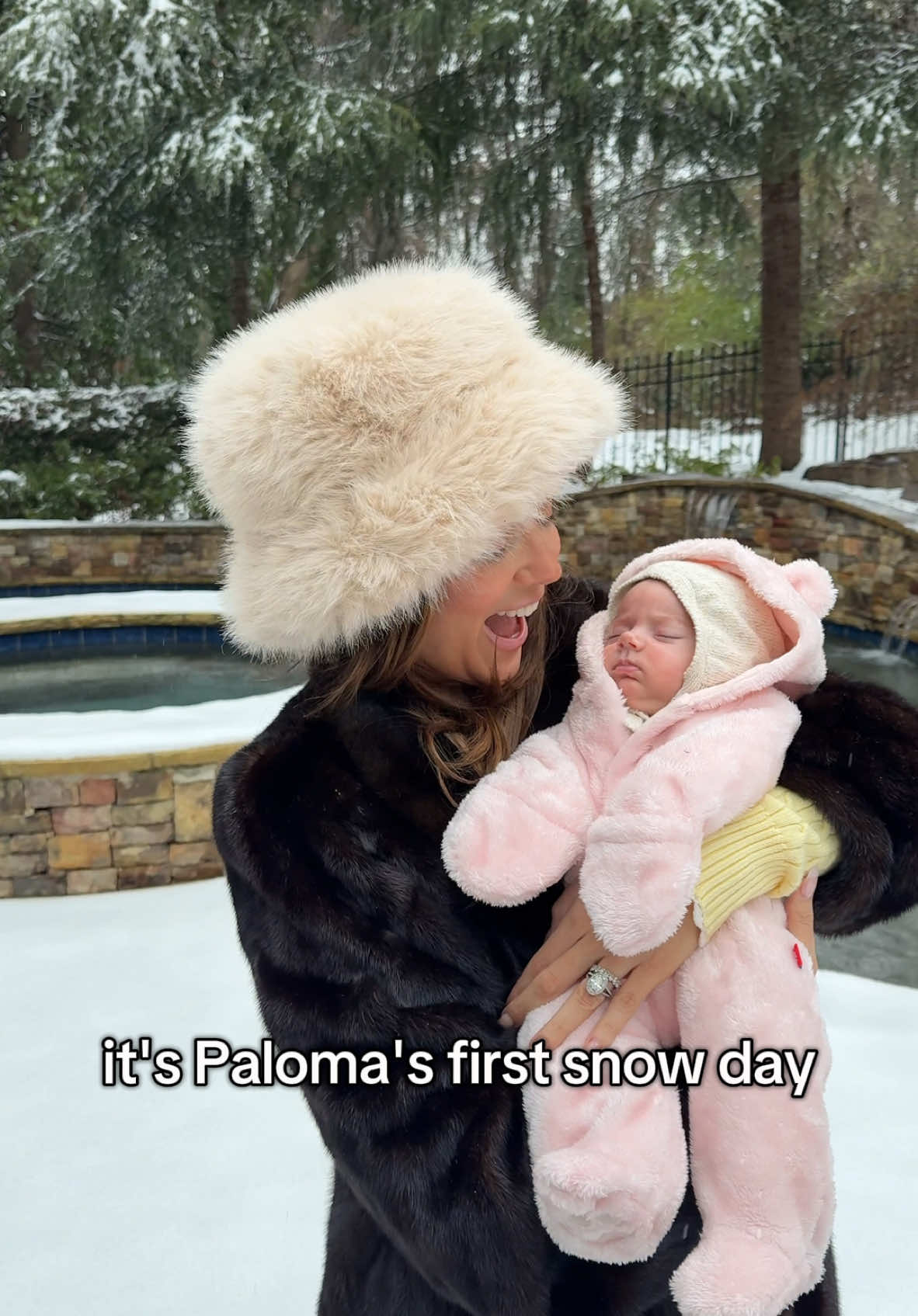 Just feel so grateful for my little family❄️ #Love #couple #momlife #pookie 