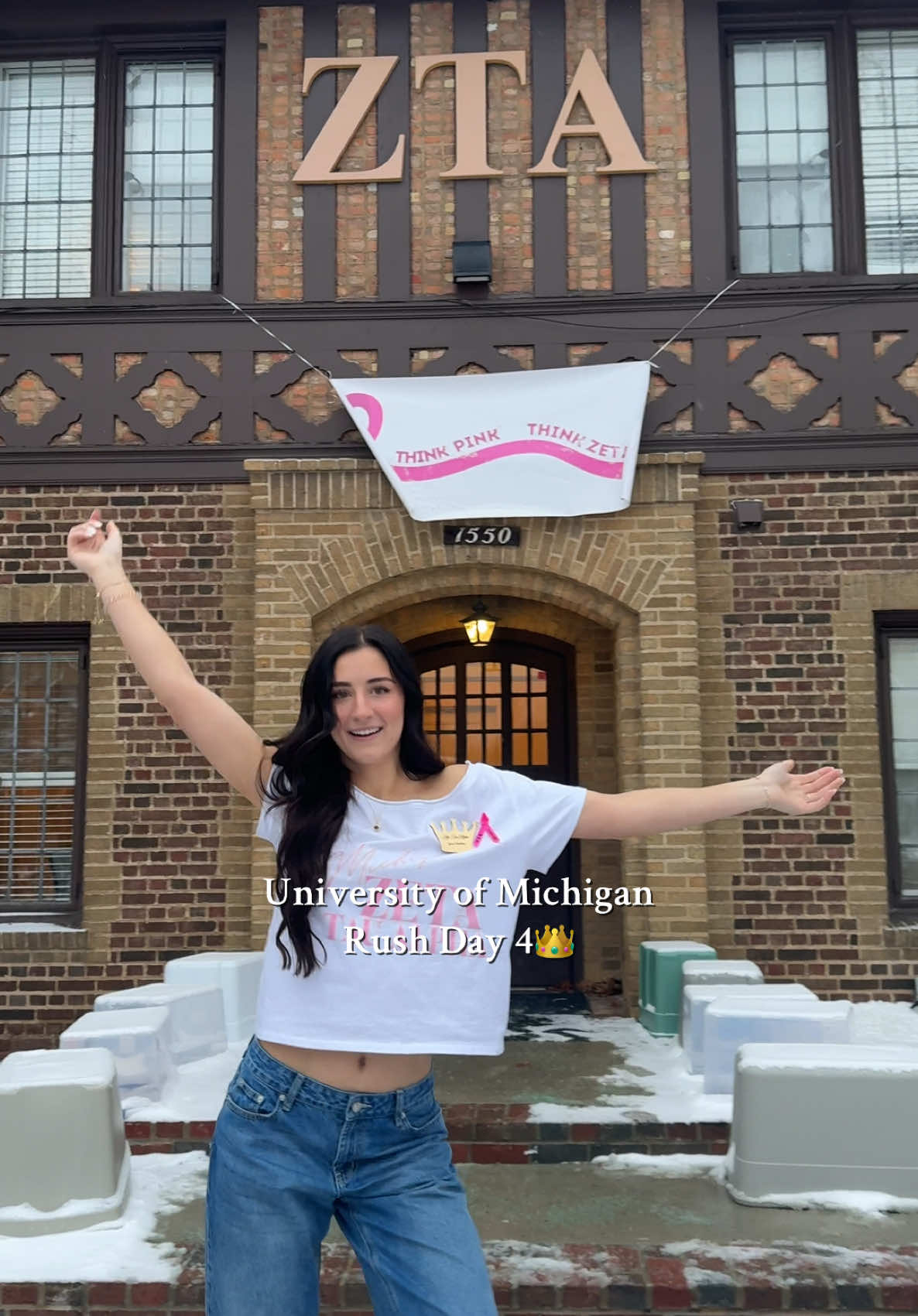 Philanthropy round! #collegetok #rushtok #sororityrecruitment #sororityrush #universityofmichigan #umich #umichrush #sororitygirl #sororityhouse #umichzeta #sorority 