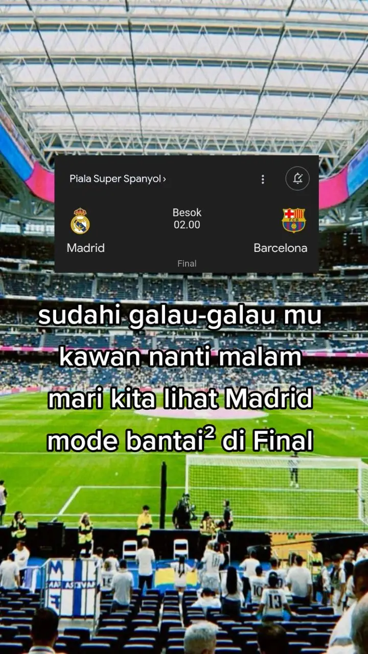 siap kan tisu mu ya decul#halamadrid #realmadrid #final #madridista